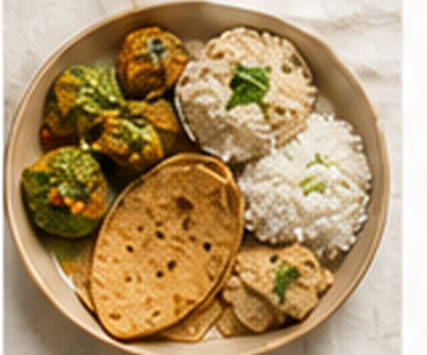 Simple light homemade meal